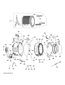 Tub Motor parts for Ge Washer GFW655SSV0WW from AppliancePartsPros.com