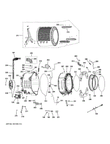 Tub Motor parts for Ge Washer GFW850SSN5WW from AppliancePartsPros.com