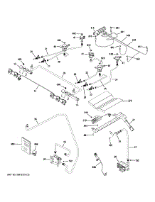 Gas Burner Parts parts for Ge Range GGS600AV1WW from AppliancePartsPros.com