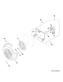 Convection Fan parts for Ge Range GGS600AV1WW from AppliancePartsPros.com