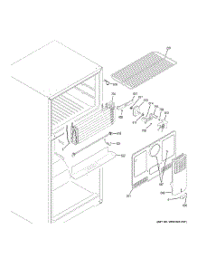 Freezer Section parts for Ge Refrigerator GIE18CTHMRWW from AppliancePartsPros.com
