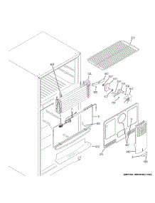 Freezer Section parts for Ge Refrigerator GIE18GSNBRSS from AppliancePartsPros.com
