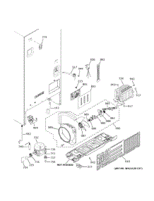 Machine Compartment parts for Ge Refrigerator GNE21FYKFFFS from AppliancePartsPros.com