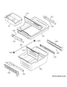 Freezer Shelves parts for Ge Refrigerator GNE25JSKDFSS from AppliancePartsPros.com