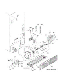 Machine Compartment parts for Ge Refrigerator GNE27JGMYFWW from AppliancePartsPros.com