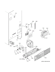 Machine Compartment parts for Ge Refrigerator GNE27JYMYFFS from AppliancePartsPros.com