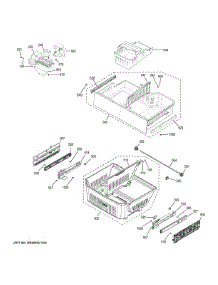 Freezer Shelves parts for Ge Refrigerator GNE29GMKKES from AppliancePartsPros.com