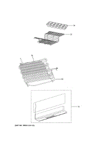 Freezer Section parts for Ge Refrigerator GPE12FGKDBB from AppliancePartsPros.com