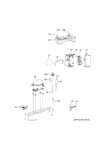 Machine Compartment parts for Ge Refrigerator GPE12FGKEBB from AppliancePartsPros.com