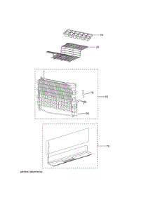 Freezer Section parts for Ge Refrigerator GPE12FGKEBB from AppliancePartsPros.com