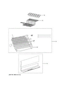 Freezer Section parts for Ge Refrigerator GPE12FSKCSB from AppliancePartsPros.com