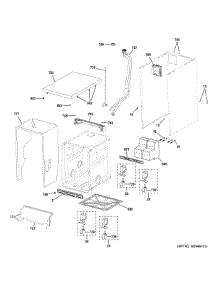 Body Parts (2) parts for Ge Dishwasher GPT145SSL1SS from AppliancePartsPros.com