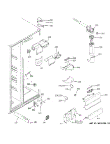 Fresh Food Section parts for Ge Refrigerator GSE23GGKPCBB from AppliancePartsPros.com