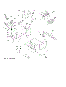 Ice Maker Dispenser parts for Ge Refrigerator GSE23GSKNCSS from AppliancePartsPros.com