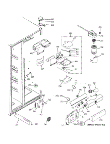 Fresh Food Section parts for Ge Refrigerator GSHL6KGZDCLS from AppliancePartsPros.com