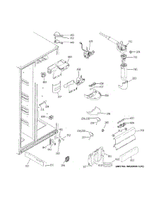 Fresh Food Section parts for Ge Refrigerator GSS23HSHNCSS from AppliancePartsPros.com