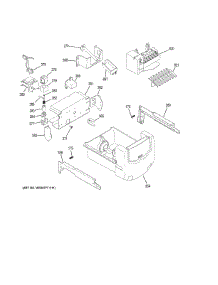 Ice Maker Dispenser parts for Ge Refrigerator GSS23HSHRCSS from AppliancePartsPros.com