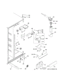 Fresh Food Section parts for Ge Refrigerator GSS25CGHPCBB from AppliancePartsPros.com