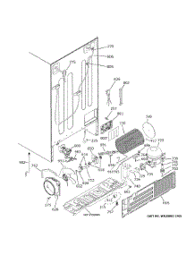 Machine Compartment parts for Ge Refrigerator GSS25IYNRHFS from AppliancePartsPros.com