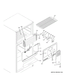Freezer Section parts for Ge Refrigerator GTE16DTHPRBB from AppliancePartsPros.com