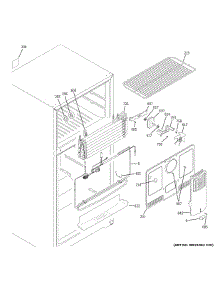 Freezer Section parts for Ge Refrigerator GTE18DTNBRWW from AppliancePartsPros.com