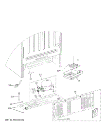 Machine Compartment parts for Ge Refrigerator GTE21GTHEBB from AppliancePartsPros.com