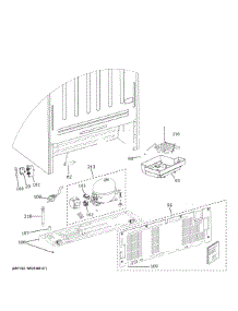 Machine Compartment parts for Ge Refrigerator GTE21GTHGBB from AppliancePartsPros.com