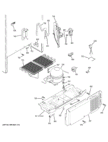 Machine Compartment parts for Ge Refrigerator GTH18IBDKRBB from AppliancePartsPros.com