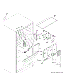 Freezer Section parts for Ge Refrigerator GTS18HGNDRWW from AppliancePartsPros.com