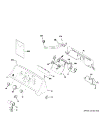 Controls Backsplash parts for Ge Washer GTW385ASW0WS from AppliancePartsPros.com