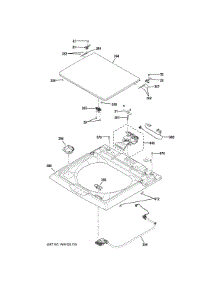 Top Panel Lid parts for Ge Washer GTW485ASW0WB from AppliancePartsPros.com