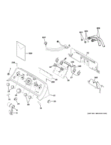 Controls Backsplash parts for Ge Washer GTW490ACJ6WS from AppliancePartsPros.com