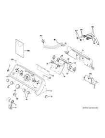 Controls Backsplash parts for Ge Washer GTW490ACJ8WS from AppliancePartsPros.com