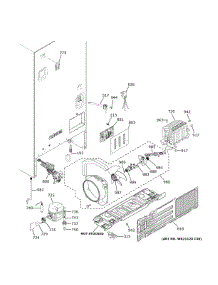 Machine Compartment parts for Ge Refrigerator GWE19JSLKFSS from AppliancePartsPros.com