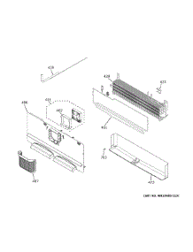 Freezer Section parts for Ge Refrigerator GWE23GYNGFS from AppliancePartsPros.com