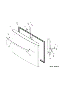 Freezer Door parts for Ge Refrigerator GYE22HSKNSS from AppliancePartsPros.com