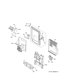Ice Maker Dispenser parts for Ge Refrigerator GYE22HSKNSS from AppliancePartsPros.com