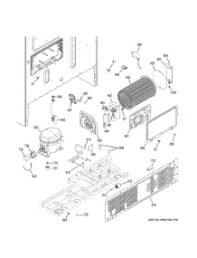 Machine Compartment parts for Ge Refrigerator GYS22GSNCSS from AppliancePartsPros.com