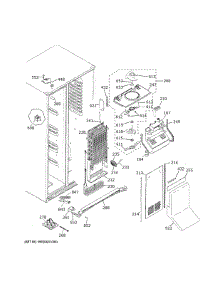 Freezer Section parts for Ge Refrigerator GZS22IMNYHES from AppliancePartsPros.com