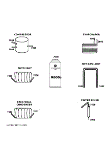 Lokring Connectors parts for Ge Refrigerator HRF15N3AGAS from AppliancePartsPros.com