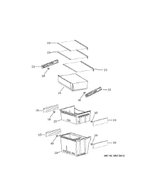 Shelves & Drawers parts for Ge Refrigerator HRF15N3AGS from AppliancePartsPros.com