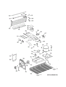Machine Compartment parts for Ge Refrigerator HTN17CBDDRWW from AppliancePartsPros.com