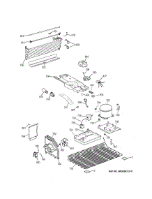 Machine Compartment parts for Ge Refrigerator HTS17CBDJRBB from AppliancePartsPros.com