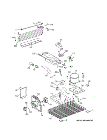 Machine Compartment parts for Ge Refrigerator HTS18BBEMRBB from AppliancePartsPros.com
