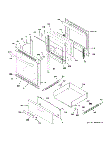 Door Drawer Parts parts for Ge Range JAS640RM5SS from AppliancePartsPros.com