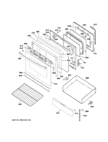 Door Drawer Parts parts for Ge Range JB480DM2BB from AppliancePartsPros.com