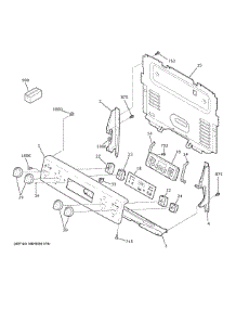 Control Panel parts for Ge Range JB625DKAWW from AppliancePartsPros.com