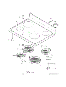 Cooktop parts for Ge Range JB625RKASS from AppliancePartsPros.com