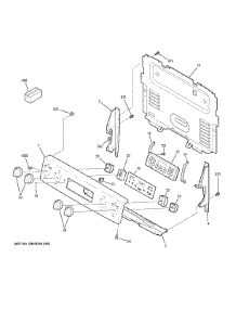 Control Panel parts for Ge Range JB645DKABB from AppliancePartsPros.com