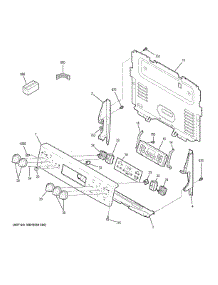 Control Panel parts for Ge Range JB655DKCWW from AppliancePartsPros.com